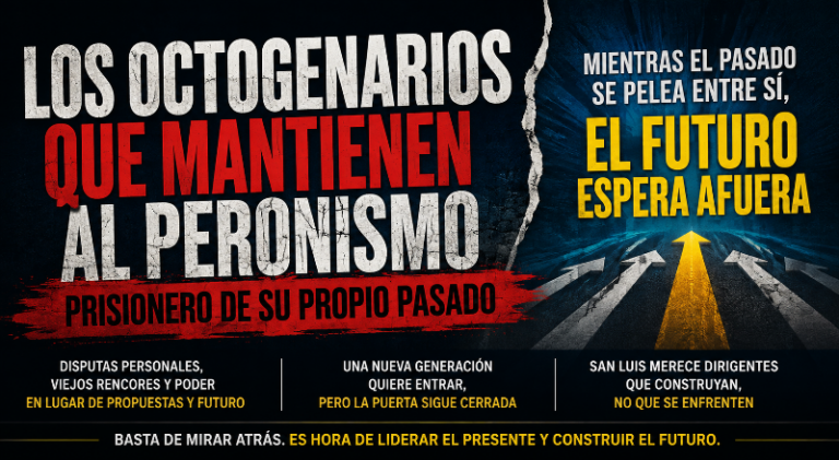 Cuando los octogenarios discuten entre ellos, el futuro queda sin conducción