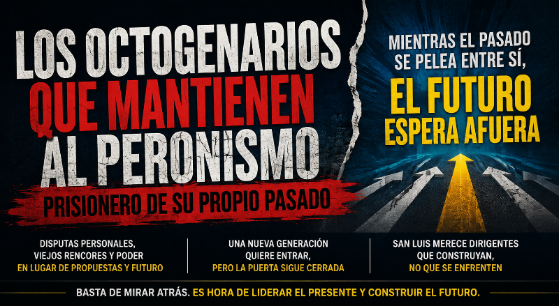 Cuando los octogenarios discuten entre ellos, el futuro queda sin conducción