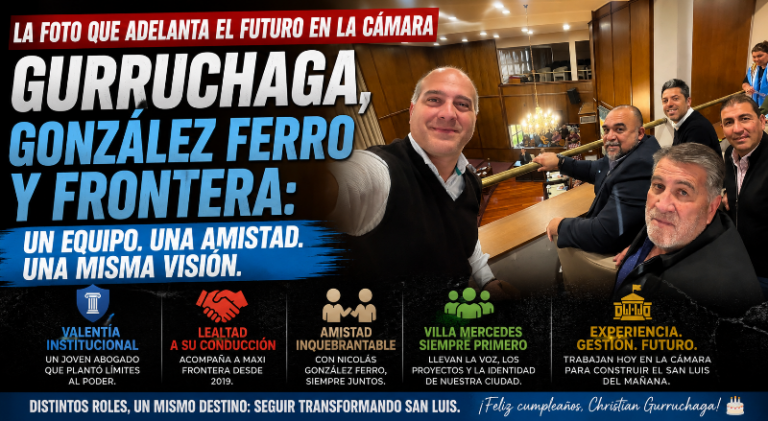 CHRISTIAN GURRUCHAGA: EL JOVEN QUE SE ANIMÓ A DECIRLE BASTA AL PODER OCTOGENARIO Y NUNCA OLVIDÓ DE DÓNDE VENÍA