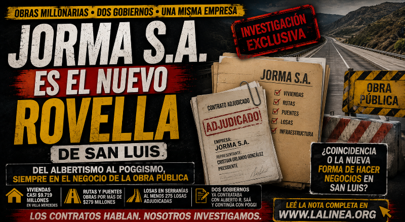 JORMA S.A. ES EL NUEVO ROVELLA DE SAN LUIS