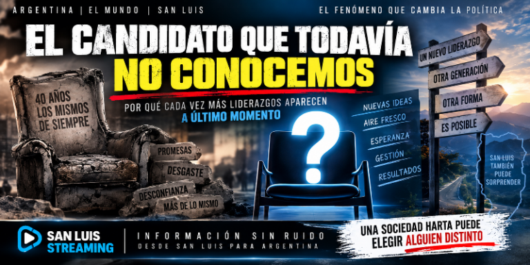 EL CANDIDATO QUE TODAVÍA NO CONOCEMOS: LA NUEVA POLÍTICA PUEDE NACER CUANDO FALTEN APENAS MESES PARA VOTAR