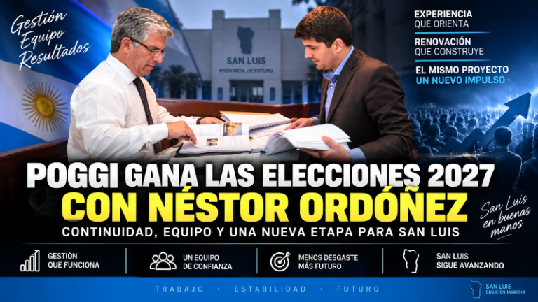¿POGGI GANA LAS ELECCIONES DE 2027 CON NÉSTOR ORDÓÑEZ?
