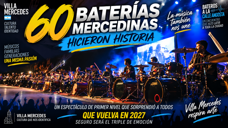 Nacen las 60 baterias mercedina bajo un espectaculo impresionante.