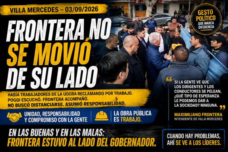 EL NUEVO GESTO DE MAXI FRONTERA: LA PALABRA TAMBIÉN SE DEMUESTRA CUANDO HAY PROBLEMAS