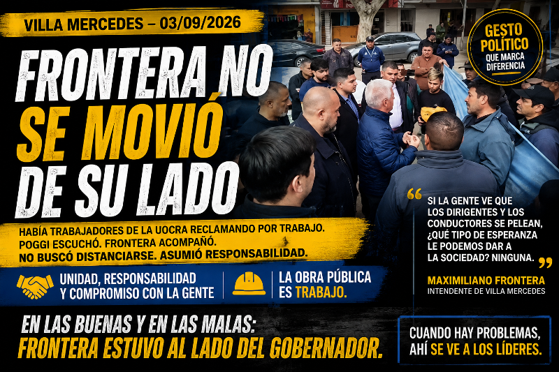 EL NUEVO GESTO DE MAXI FRONTERA: LA PALABRA TAMBIÉN SE DEMUESTRA CUANDO HAY PROBLEMAS