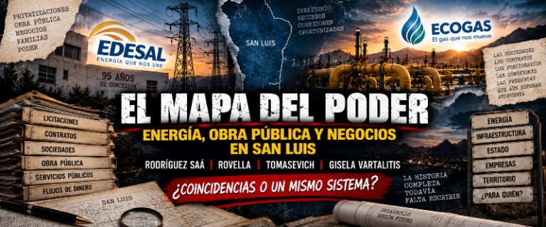 EDESAL, ECOGAS, ROVELLA, TOMASEVICH Y AHORA GISELA VARTALITIS: ¿HASTA DÓNDE LLEGA LA TRAMA EMPRESARIAL ALREDEDOR DE LOS RODRÍGUEZ SAÁ?