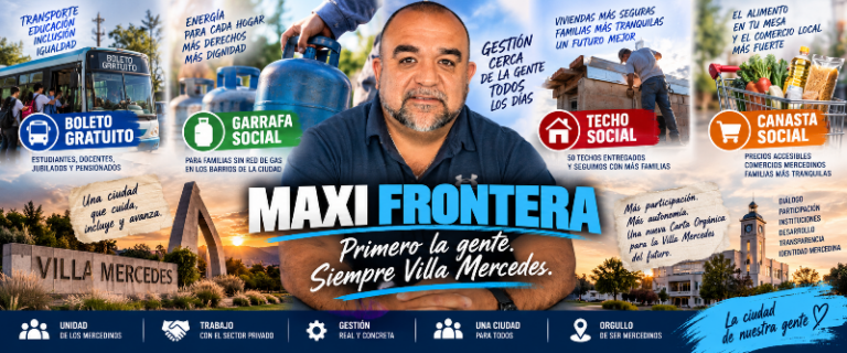 MAXI FRONTERA: GOBERNAR CUANDO LA GENTE MÁS NECESITA DEL ESTADO