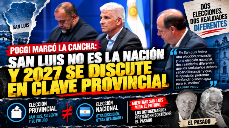 POGGI MARCÓ LA CANCHA EN VILLA MERCEDES: SAN LUIS NO ES LA NACIÓN Y 2027 SE DISCUTE EN CLAVE PROVINCIAL