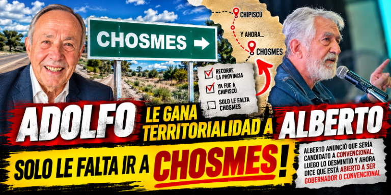 ADOLFO LE DISPUTA TERRITORIALIDAD A ALBERTO: ¡SOLO LE FALTA IR A CHOSMES!