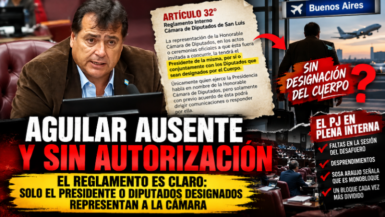AGUILAR QUISO JUSTIFICAR SU AUSENCIA EN EL DESAFUERO DE BELTRÁN Y LEYES LE PUSO EL REGLAMENTO SOBRE LA MESA