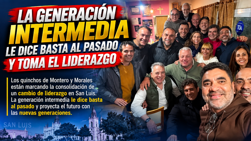 LA GENERACIÓN INTERMEDIA LE DICE BASTA AL PASADO Y TOMA EL LIDERAZGO